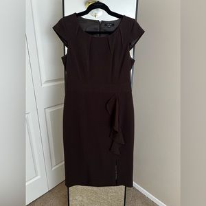 Brown cocktail dress
